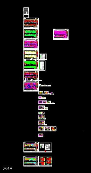 某公園環(huán)境綠化種植工藝設計施工圖